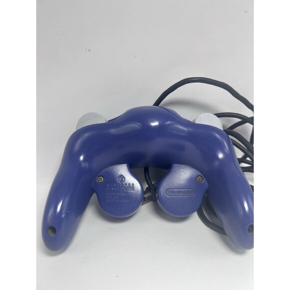 OEM Nintendo Gamecube Controller Purple Indigo DOL-003 TESTED Working - Picture 3 of 5